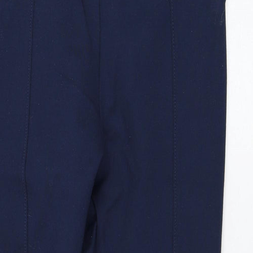 Marks and Spencer Womens Blue  Viscose Cropped Leggings Size 14 L24 in