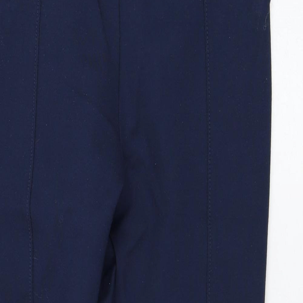 Marks and Spencer Womens Blue  Viscose Cropped Leggings Size 14 L24 in