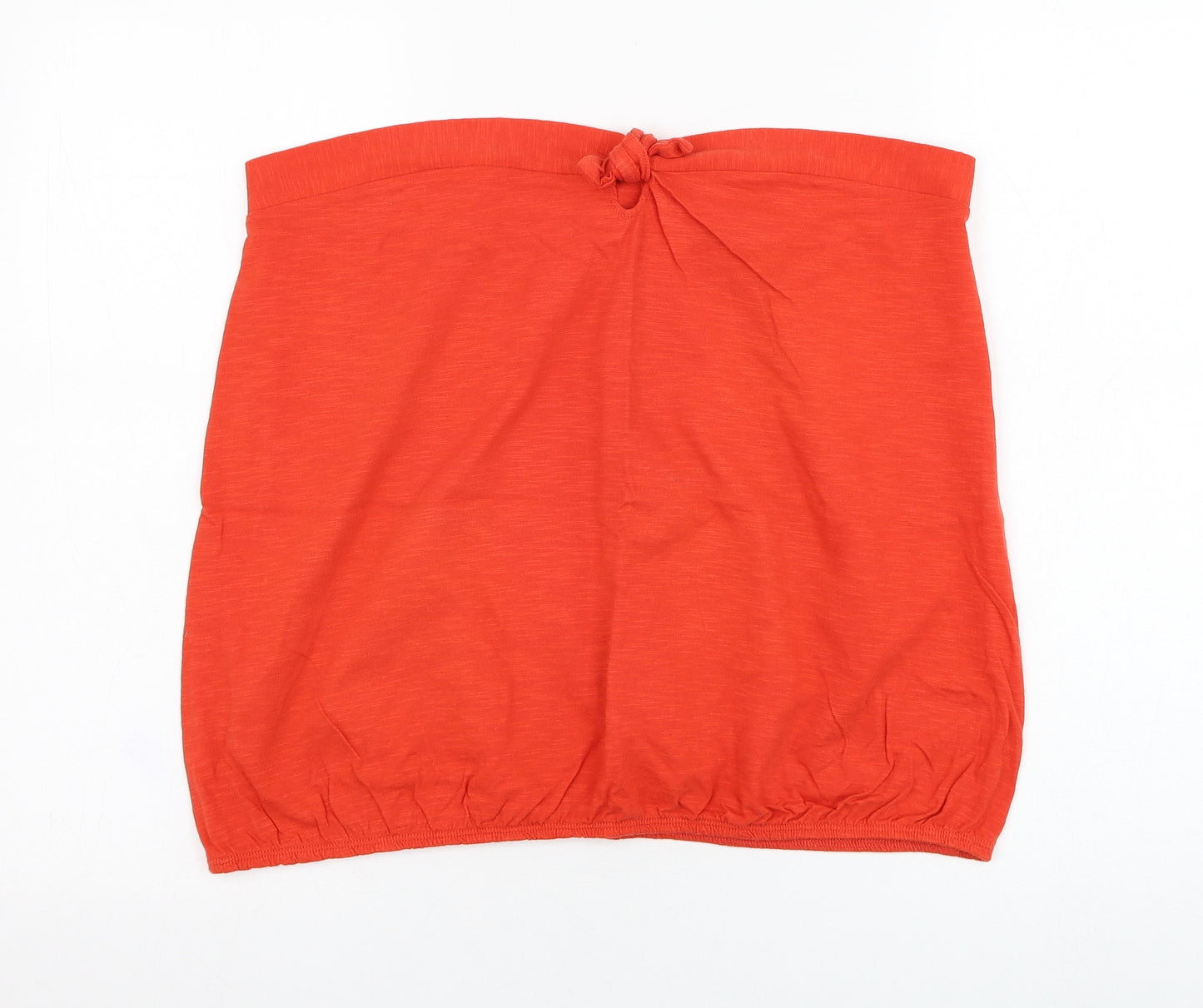 NEXT Womens Red  Cotton Basic Tank Size 16 Off the Shoulder