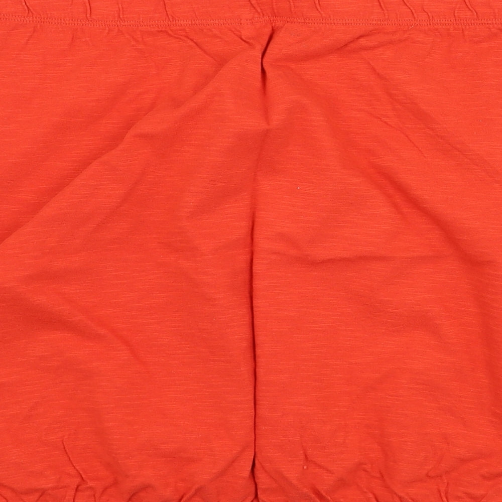 NEXT Womens Red  Cotton Basic Tank Size 16 Off the Shoulder