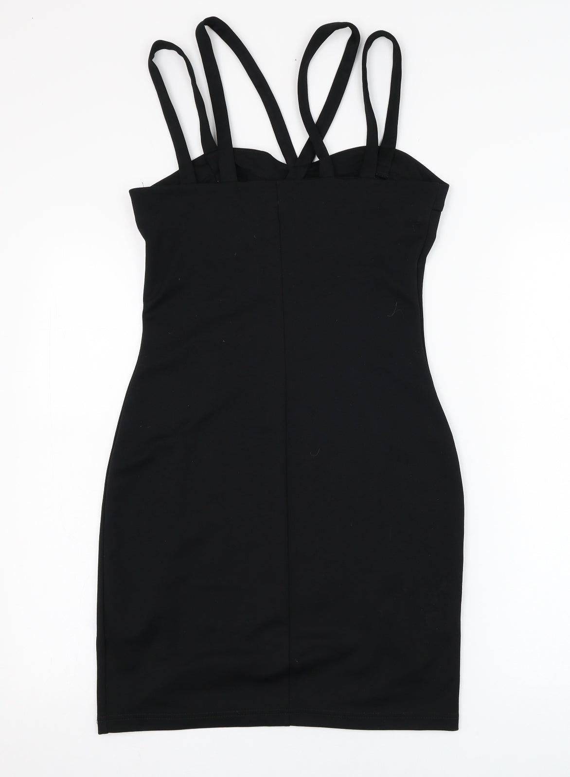 Internacionale Womens Black  Polyester Pencil Dress  Size 12  Sweetheart Pullover