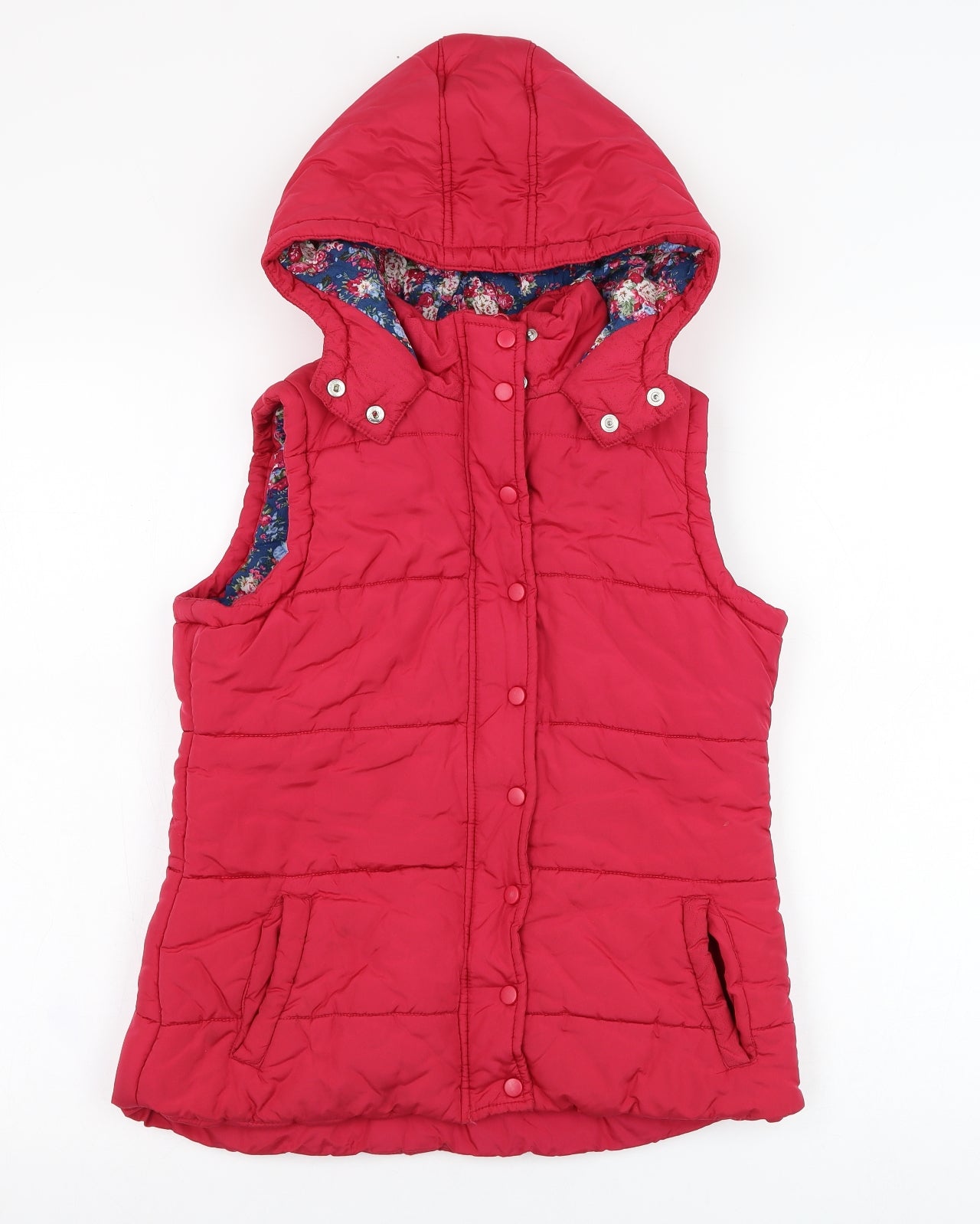 Monsoon Girls Pink   Gilet Jacket Size 10-11 Years  Zip