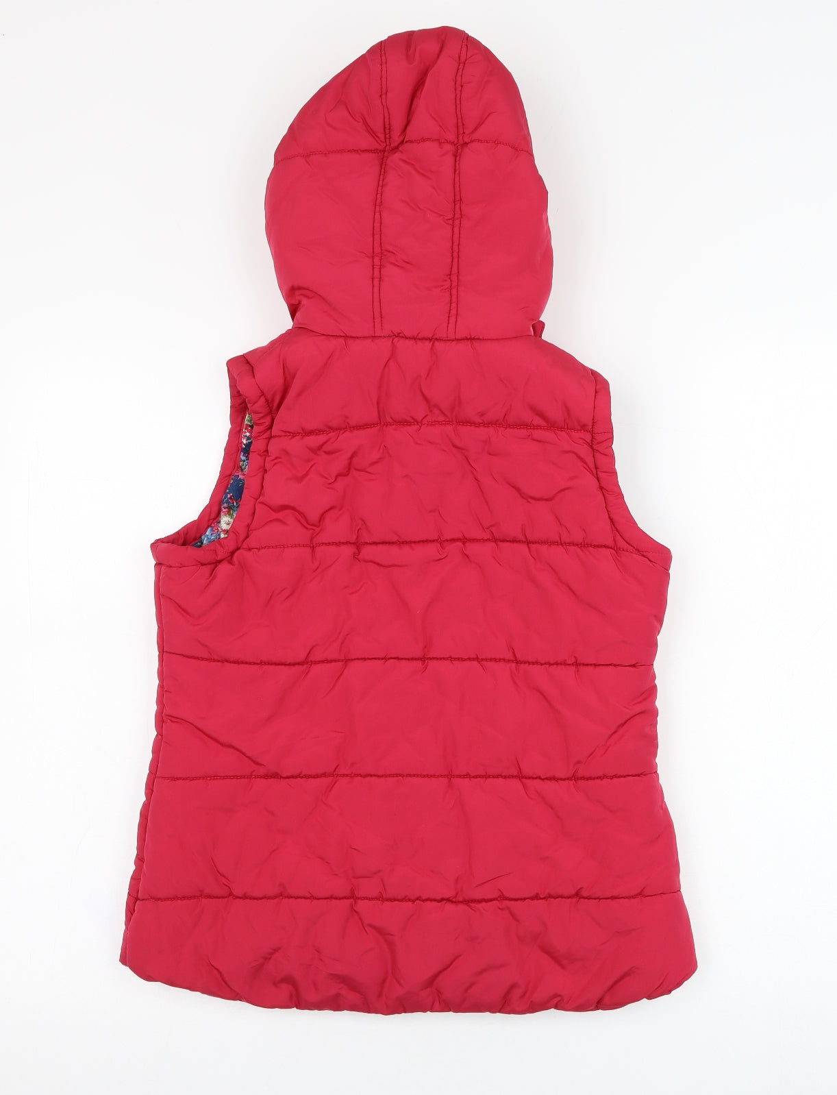 Monsoon Girls Pink   Gilet Jacket Size 10-11 Years  Zip