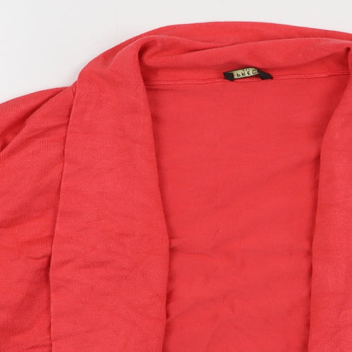 Precis Womens Pink Square Neck  Viscose Cardigan Jumper Size M