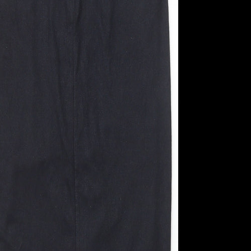 Hot Miami Styles Womens Black  Polyester Tulip Skirt Size S   Zip