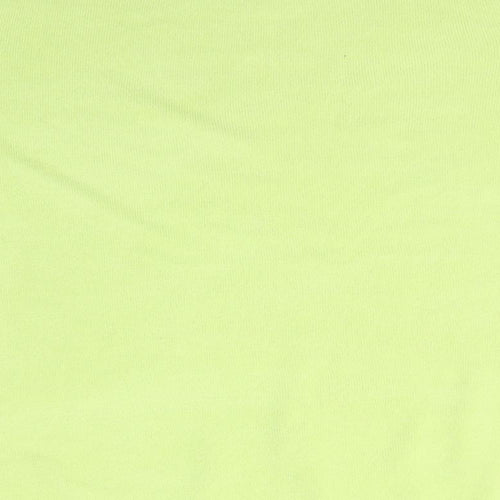 Pure & Natural Womens Green Scoop Neck  Acrylic Pullover Jumper Size M
