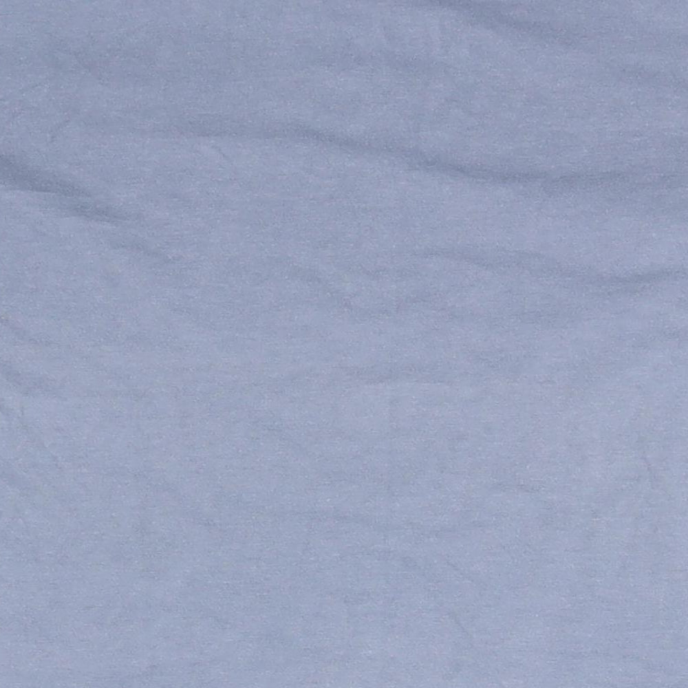 Brave Soul Womens Blue  Cotton Basic T-Shirt Size XS Crew Neck