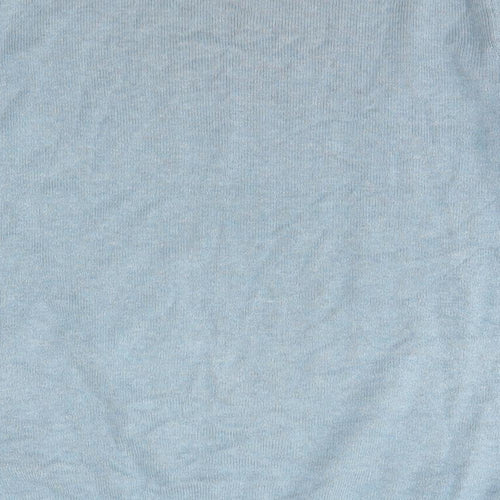 Marks and Spencer Mens Blue Crew Neck  Cotton Pullover Jumper Size S