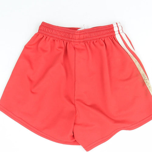 O'Neills Boys Red  Polyester Bermuda Shorts Size 7-8 Years  Athletic Drawstring