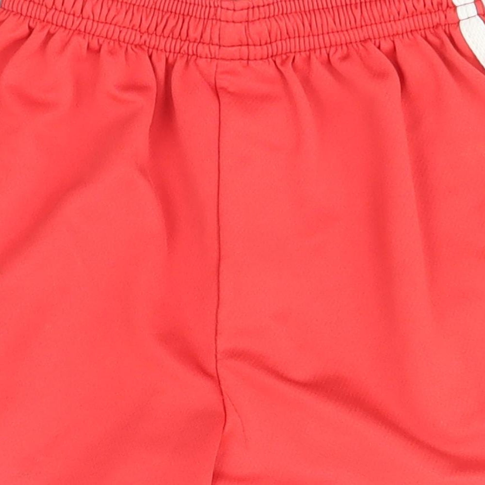 O'Neills Boys Red  Polyester Bermuda Shorts Size 7-8 Years  Athletic Drawstring