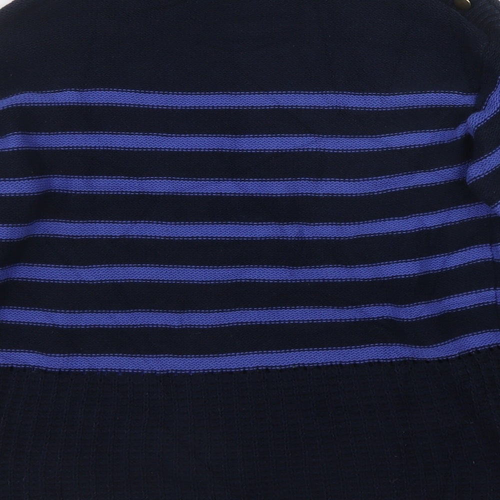 NEXT Womens Black Crew Neck  Cotton Pullover Jumper Size 8
