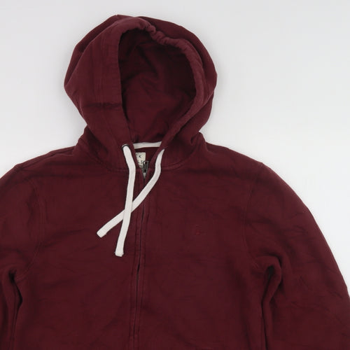 Jack Wills Womens Purple  Cotton Full Zip Hoodie Size XS  Zip - Jack wills