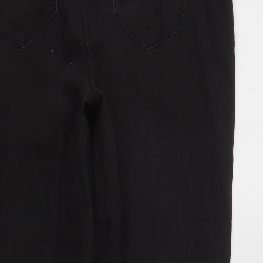 Primark Womens Black  Cotton Skinny Jeans Size 16 L27.5 in Slim