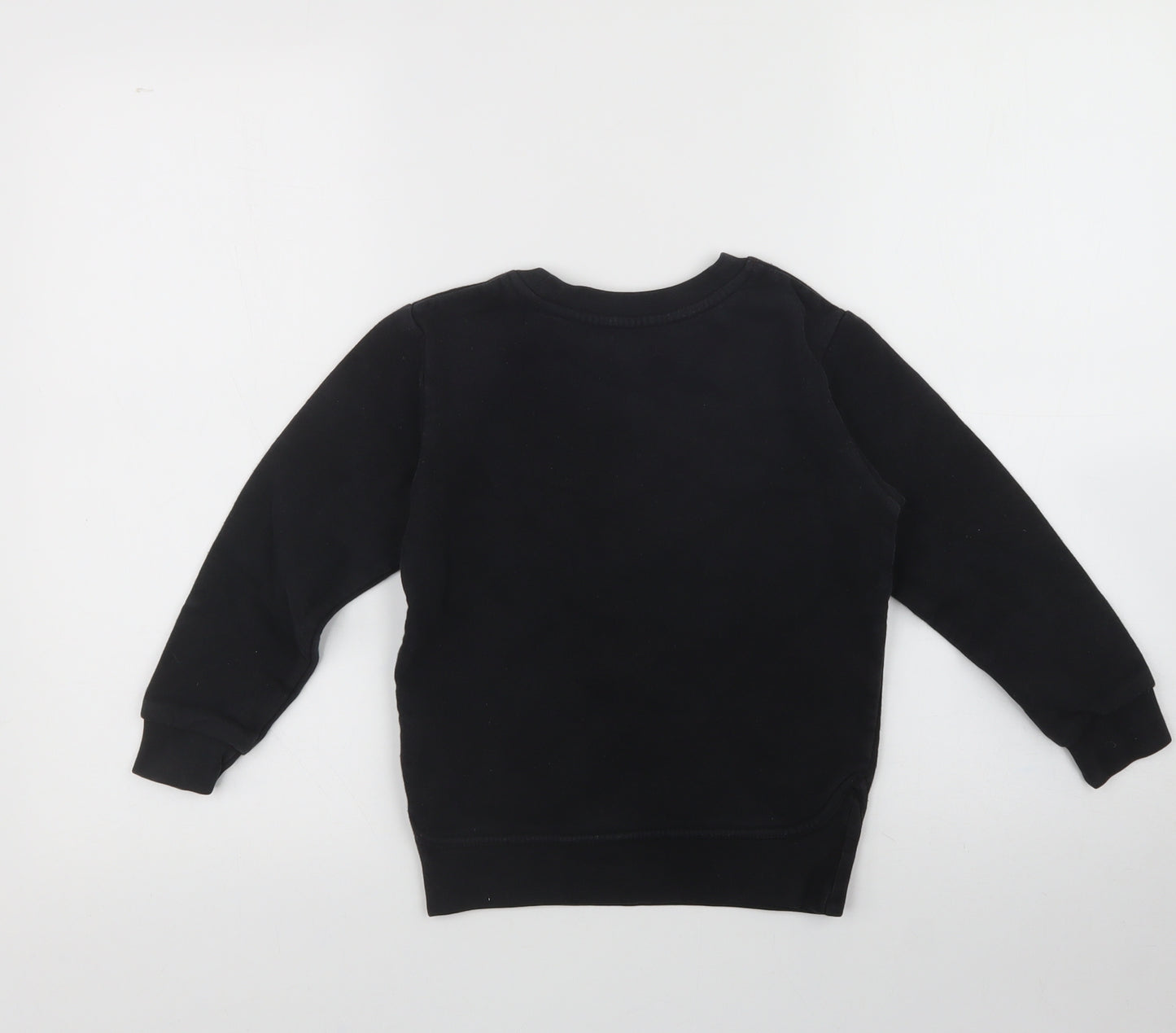 Marks and Spencer Boys Black  Cotton Pullover Sweatshirt Size 5-6 Years   - Star Wars