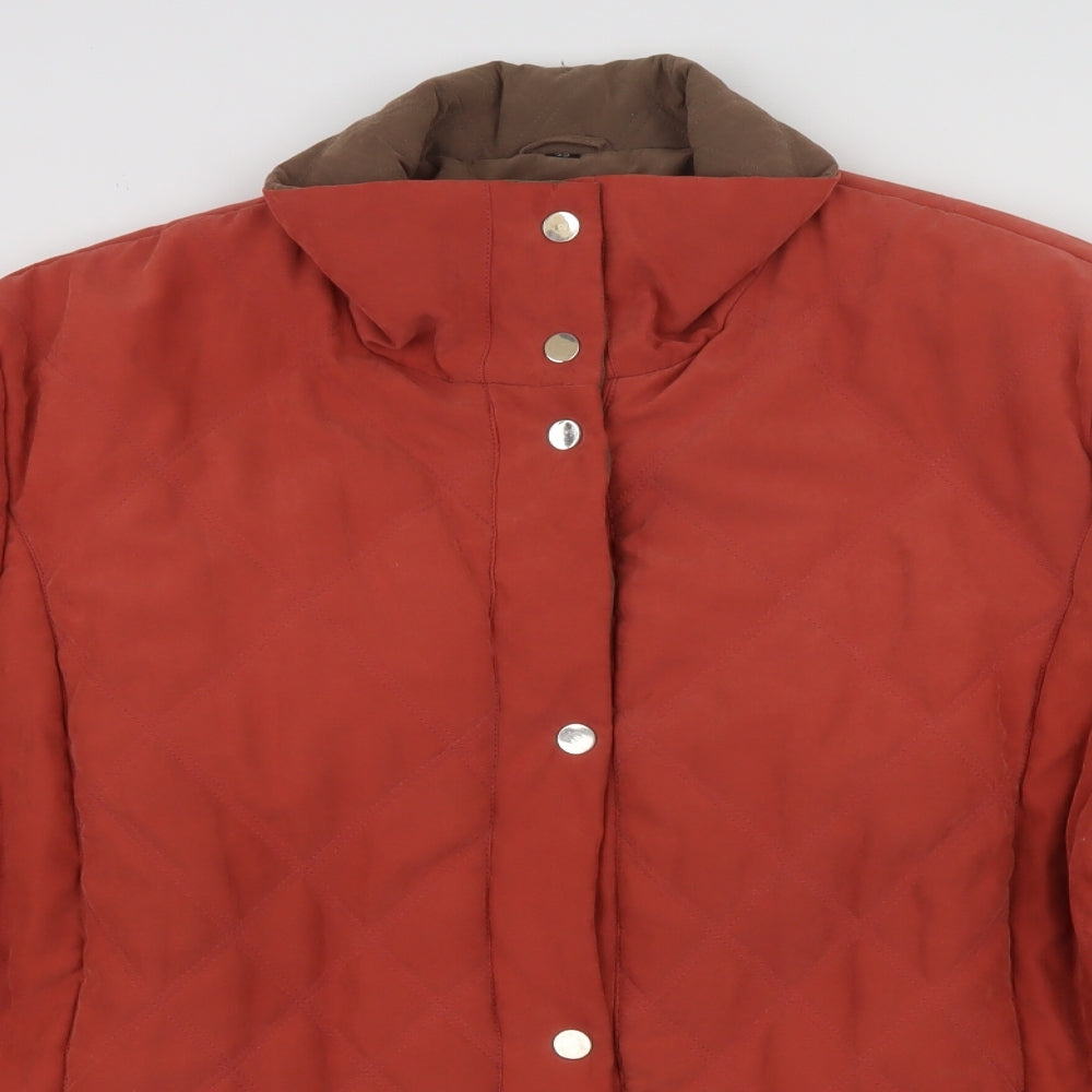 Katherine Hammond Womens Pink   Overcoat Coat Size 22  Button