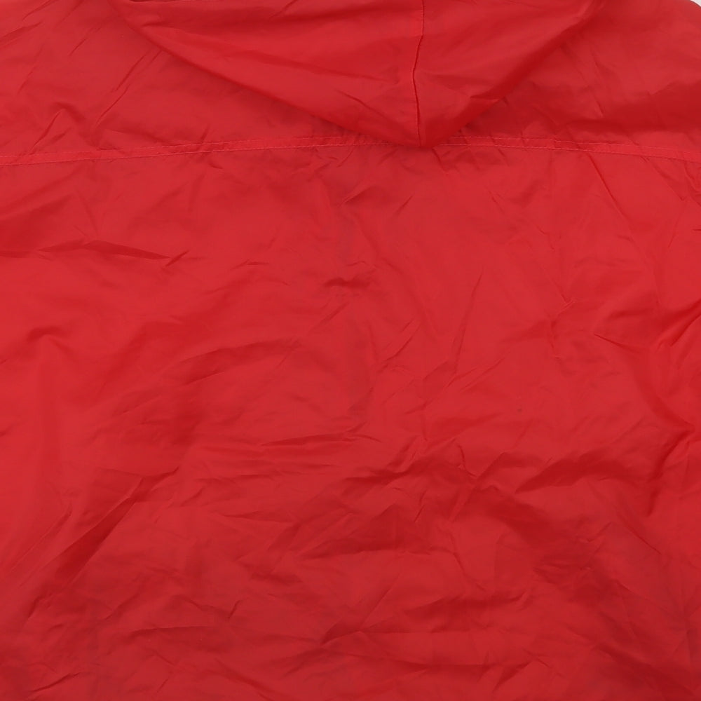 Preworn Womens Red   Rain Coat Coat Size L