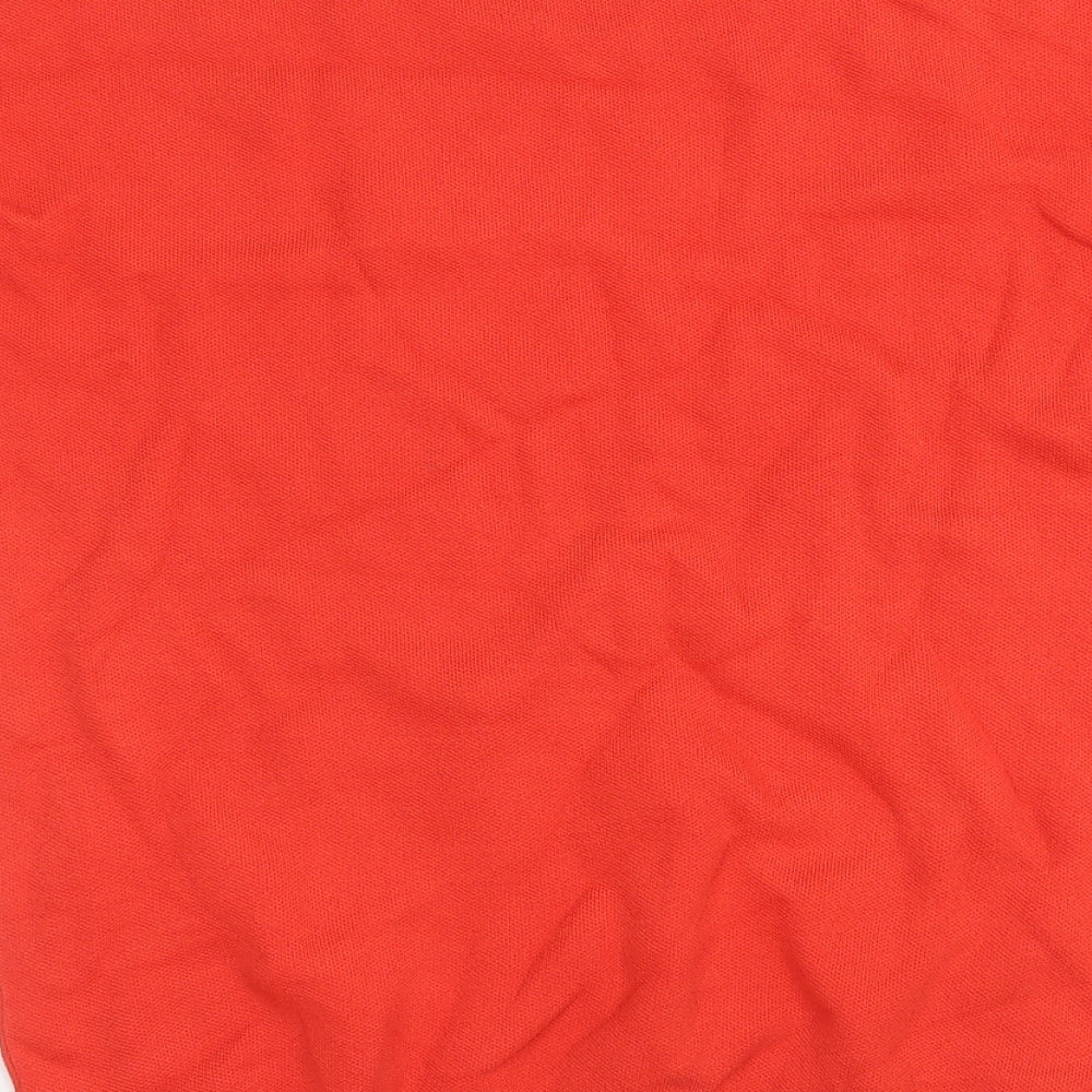 Atmosphere Womens Orange Round Neck  Acrylic Pullover Jumper Size 8