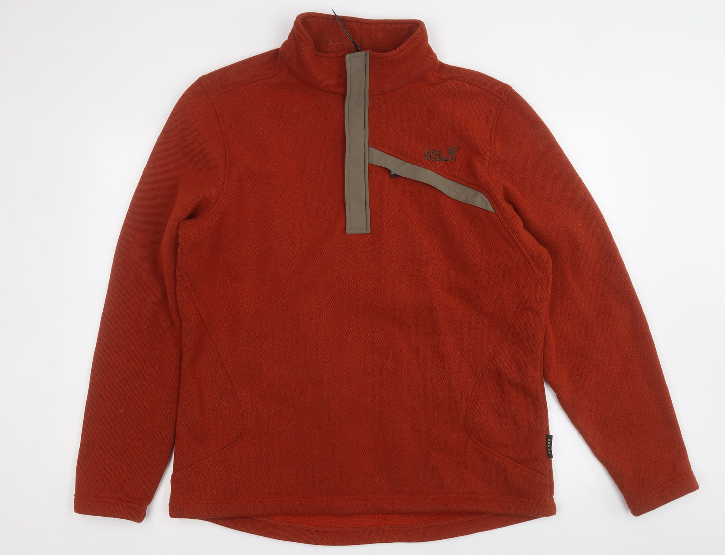 Jack Wolfskin Mens Orange   Jacket  Size XL  Zip