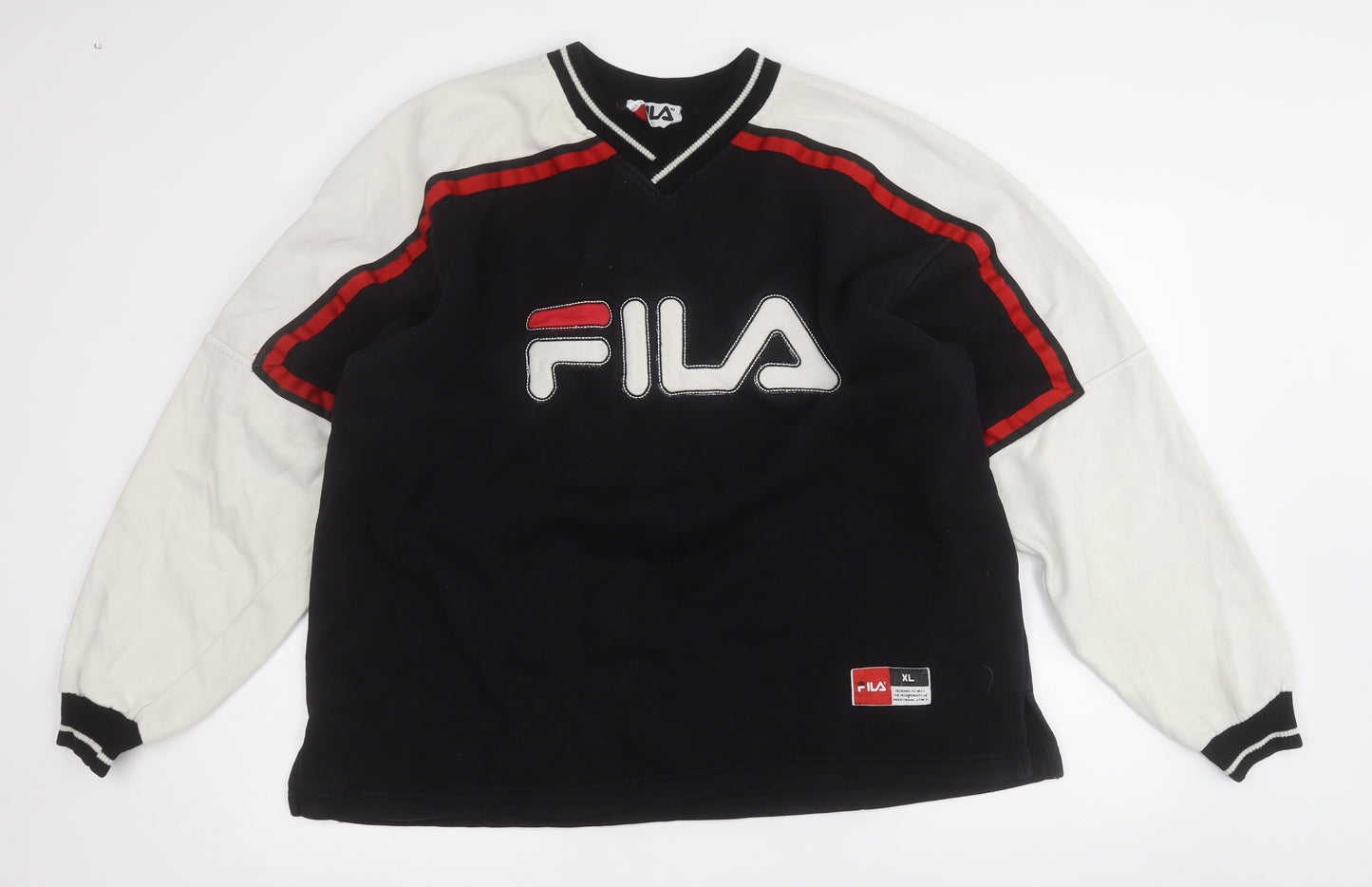 FILA Mens Multicoloured  Cotton Pullover Sweatshirt Size XL