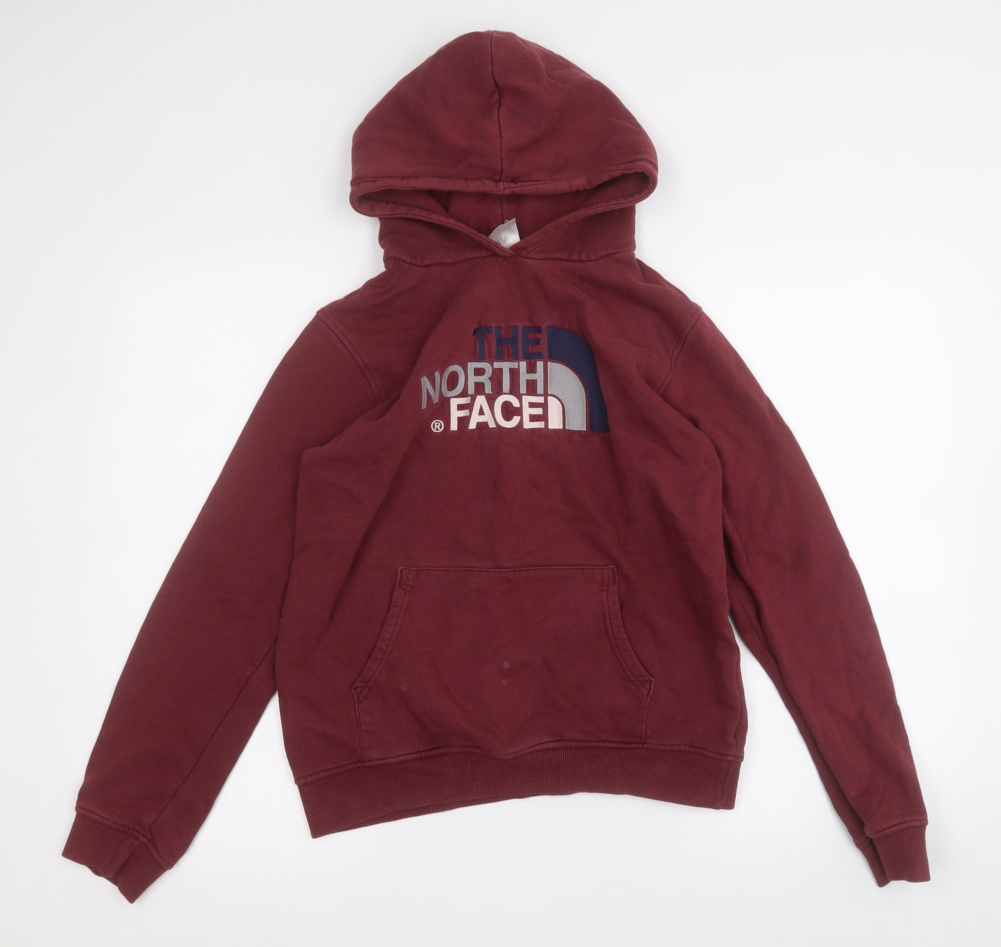 The North Face Boys Purple  Cotton Pullover Hoodie Size XL