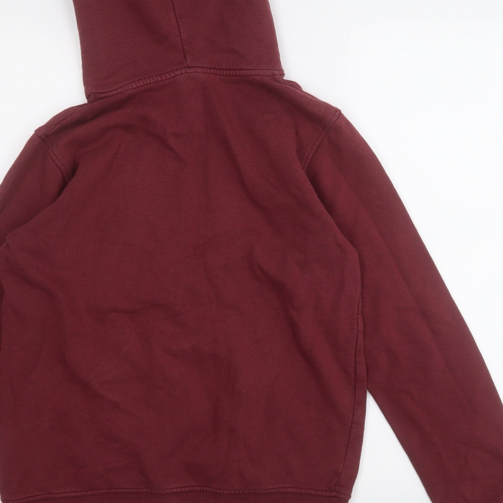 The North Face Boys Purple  Cotton Pullover Hoodie Size XL