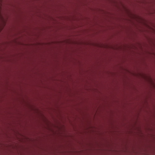 bb collections Womens Purple  Cotton Pullover Sweatshirt Size M