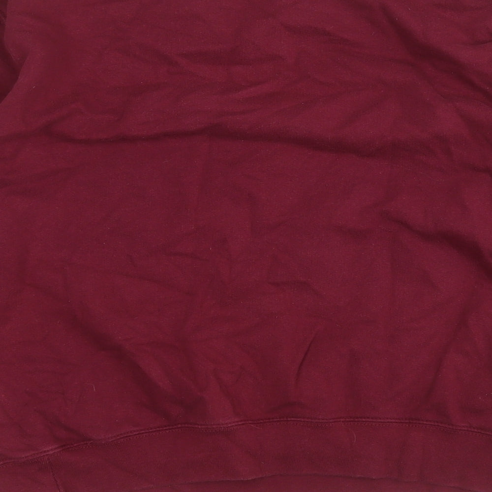 bb collections Womens Purple  Cotton Pullover Sweatshirt Size M