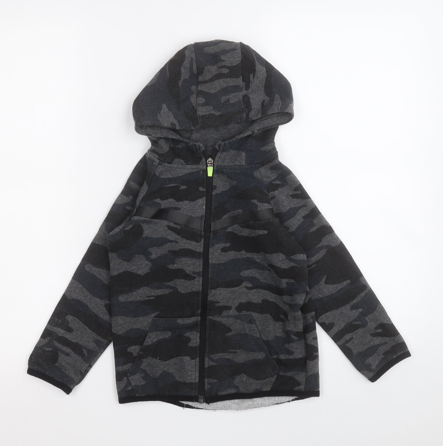 Primark Boys Grey Camouflage  Jacket  Size 5-6 Years  Zip
