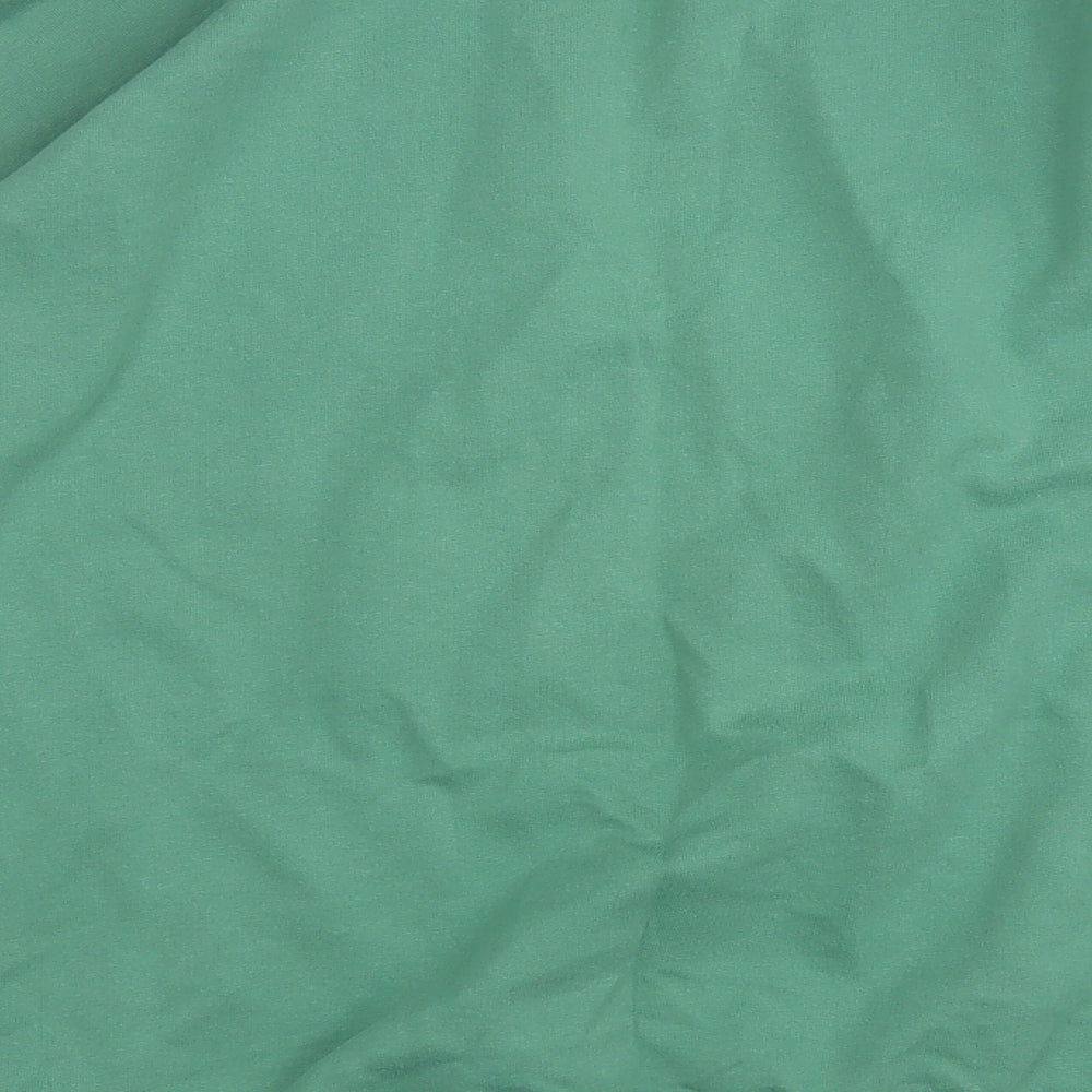 I SAW IT FIRST Womens Green  Cotton Pullover Sweatshirt Size M