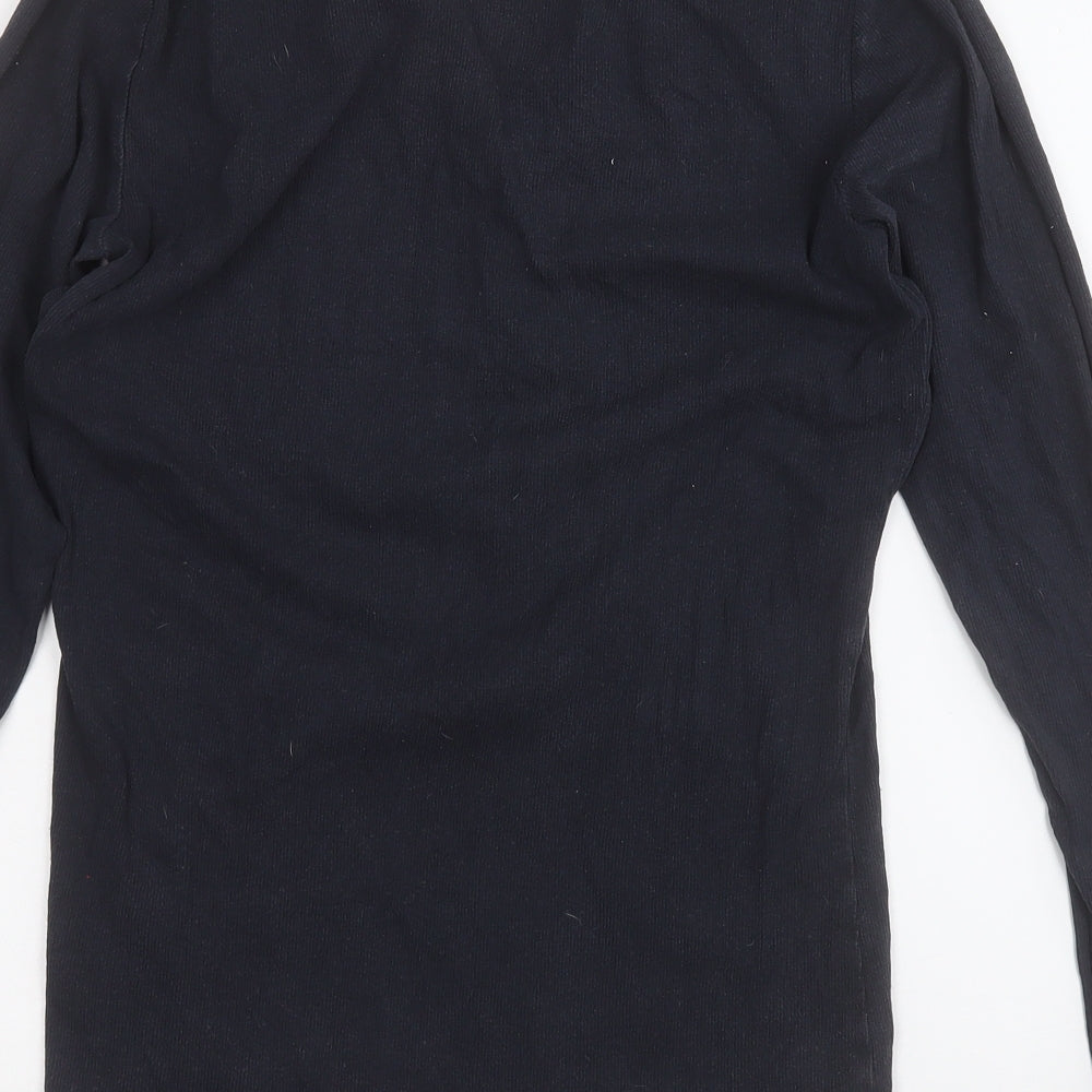 NEXT Womens Grey Round Neck  Cotton Pullover Jumper Size L