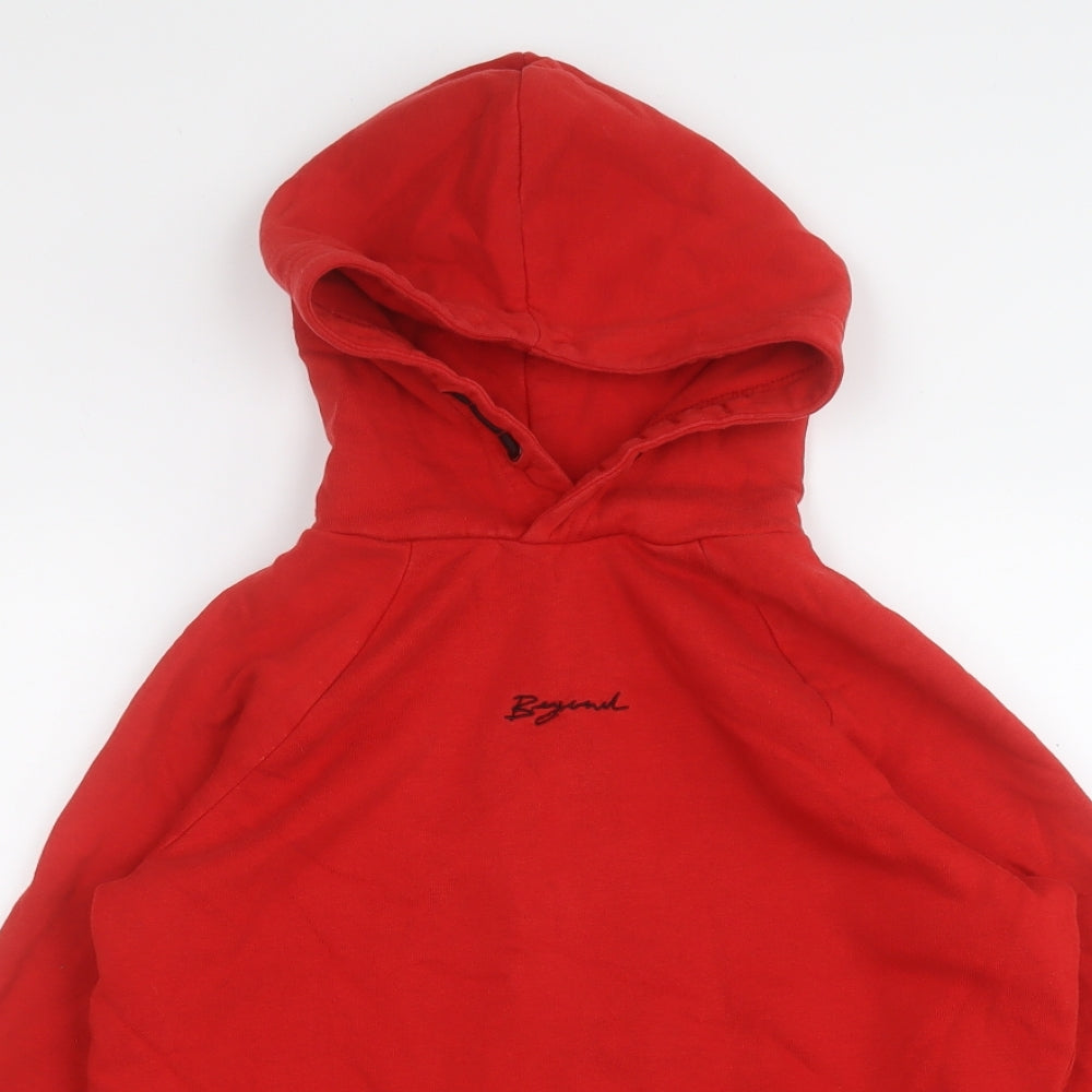 George Boys Red  Cotton Pullover Hoodie Size 11-12 Years   - Beyond