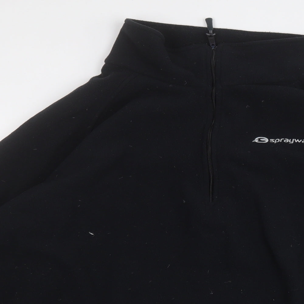 Sprayway Mens Black   Jacket  Size M  Zip