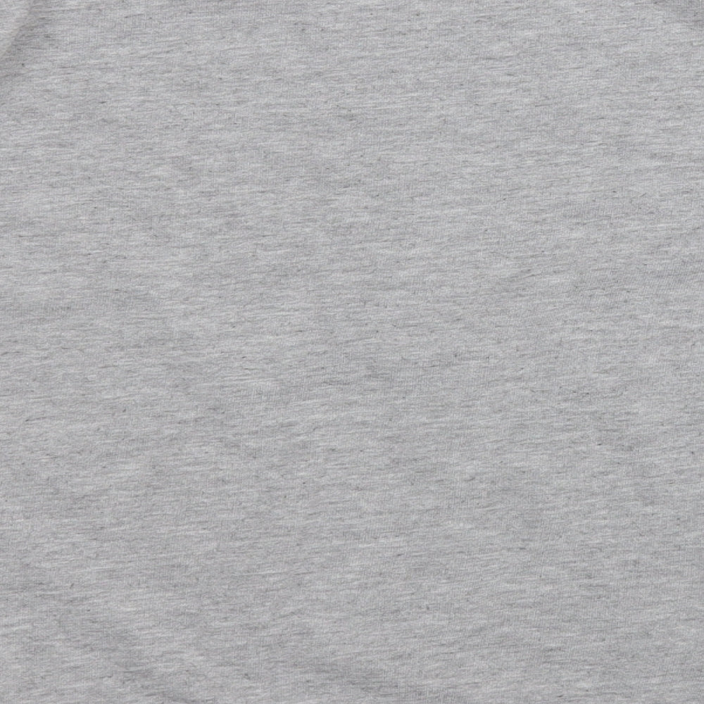 New Look Womens Grey  Cotton Pullover Sweatshirt Size 12   - Stop dreaming start doing