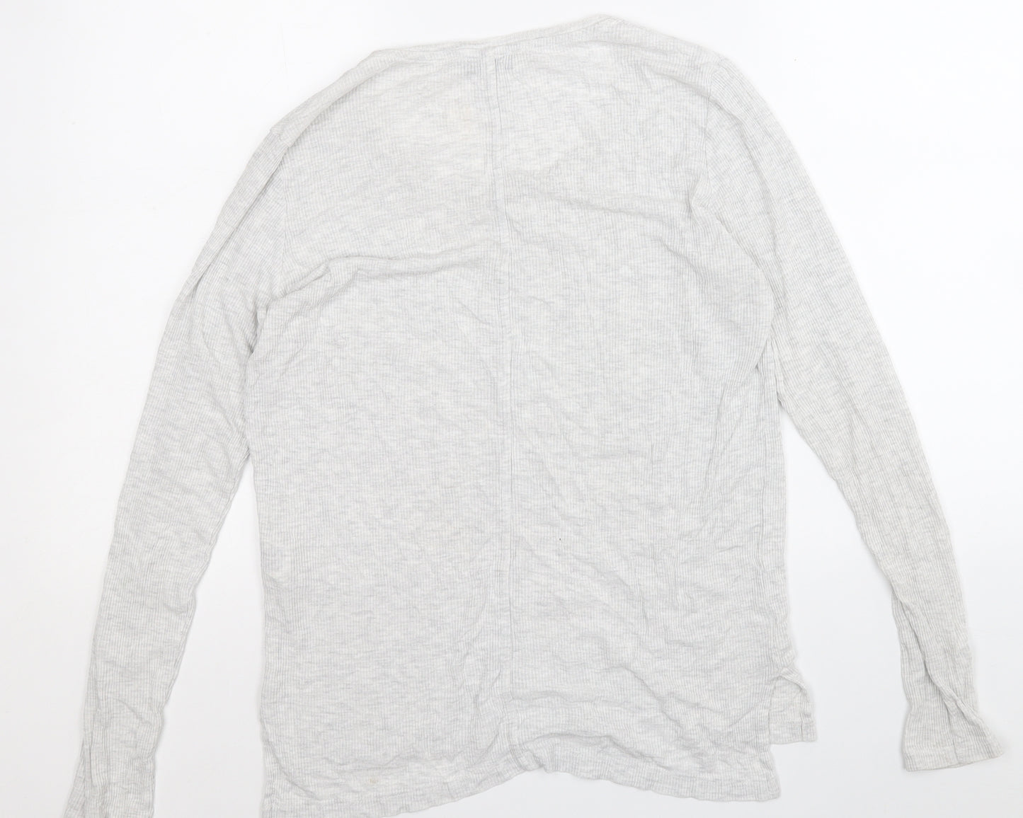 Autograph Womens Grey Round Neck  Lyocell Pullover Jumper Size 12