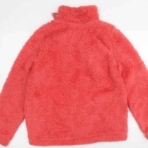 Peacocks Womens Red   Jacket  Size 14  Hook & Eye