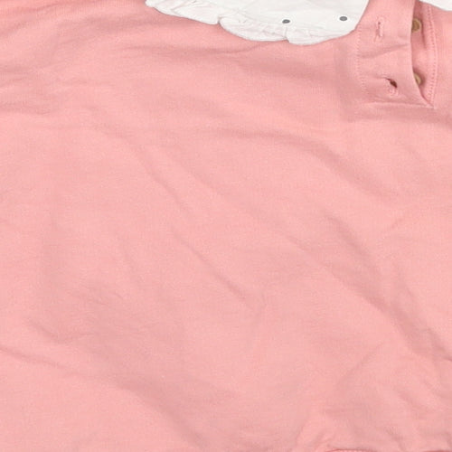 George Girls Pink  Cotton Pullover Sweatshirt Size 3-4 Years   - Pudsey