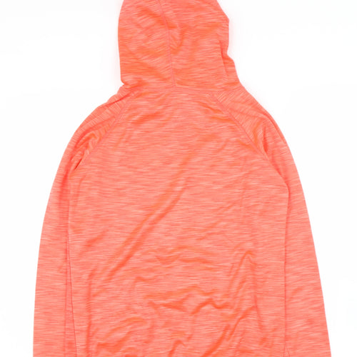 Dunnes Stores Boys Orange  Polyester Pullover Hoodie Size S