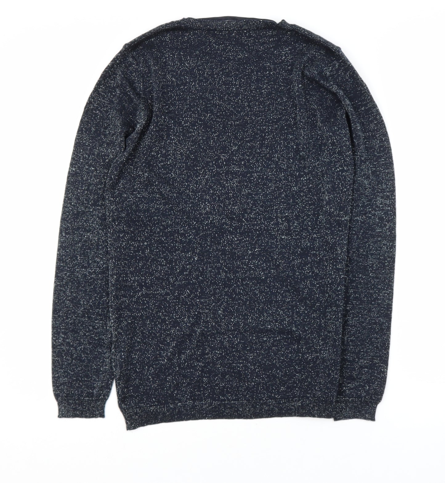 Atmosphere Womens Blue Round Neck  Viscose Pullover Jumper Size 8