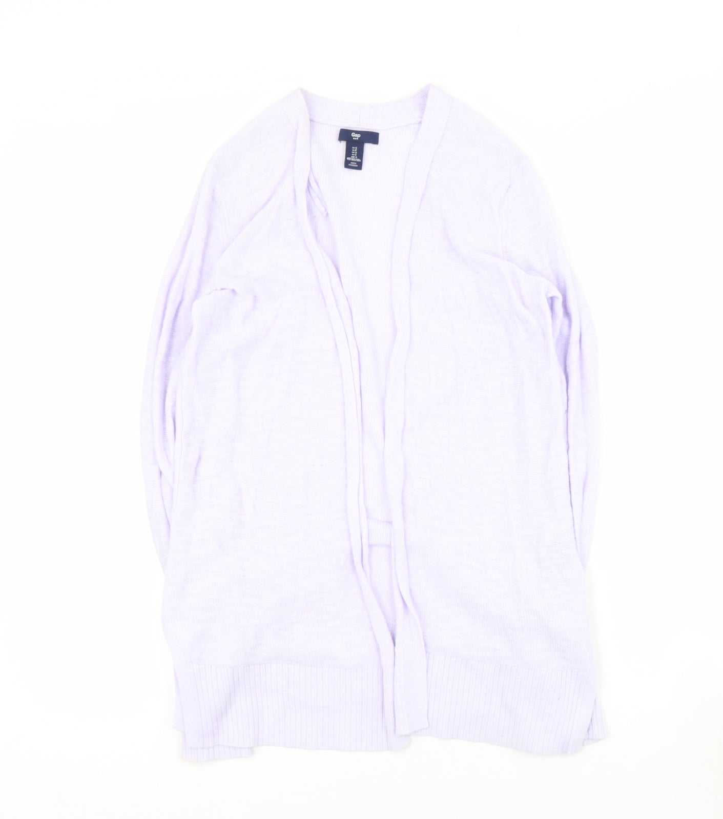 Gap Womens Pink V-Neck  Cotton Cardigan Jumper Size S