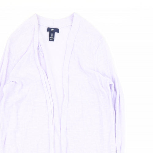 Gap Womens Pink V-Neck  Cotton Cardigan Jumper Size S