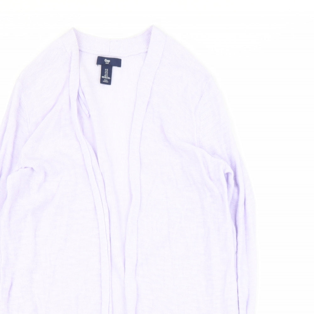 Gap Womens Pink V-Neck  Cotton Cardigan Jumper Size S