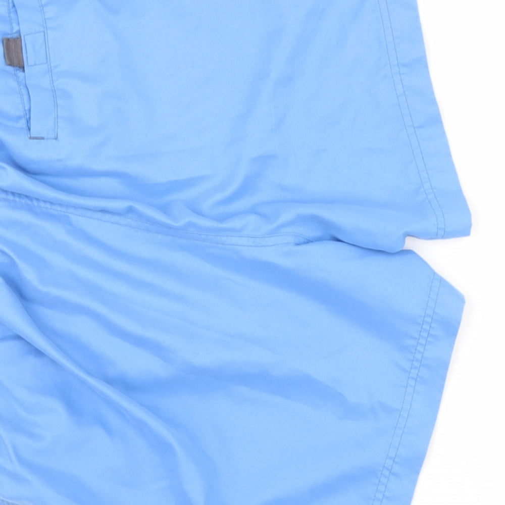 TU  Mens Blue  Polyester Sweat Shorts Size M L6 in Regular