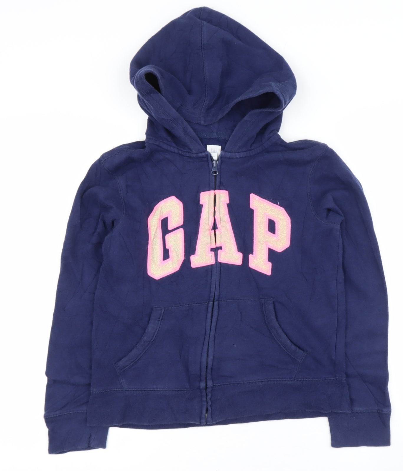 Gap Girls Black  Cotton Pullover Sweatshirt Size 12 Years   - Gap
