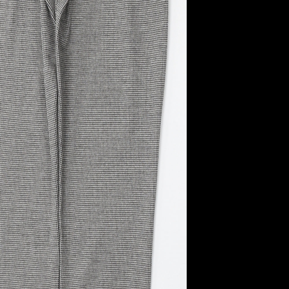 Betty Barclay Womens Multicoloured Houndstooth Cotton Trousers  Size 16 L31 in Regular