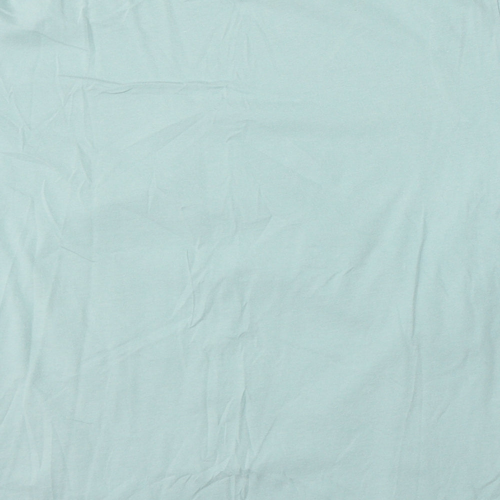 George Mens Blue  Cotton  T-Shirt Size XL Round Neck