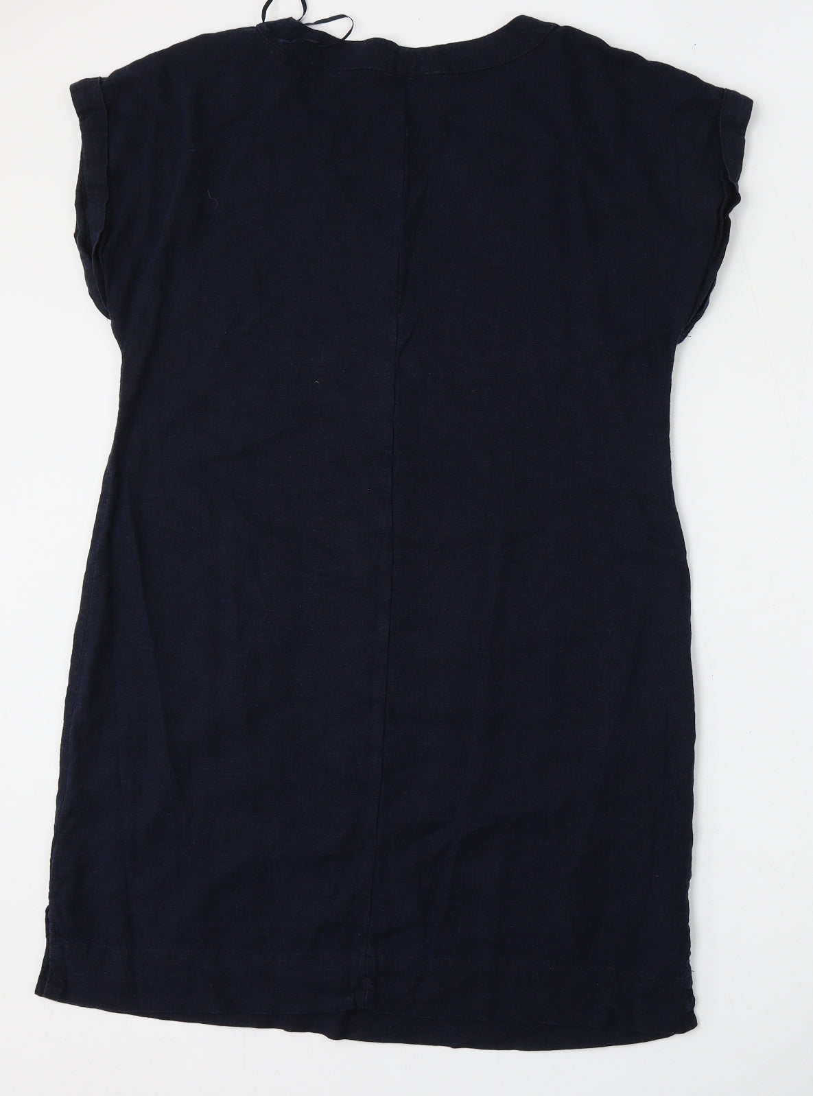 Principles Womens Blue  Linen Pencil Dress  Size 12  Round Neck