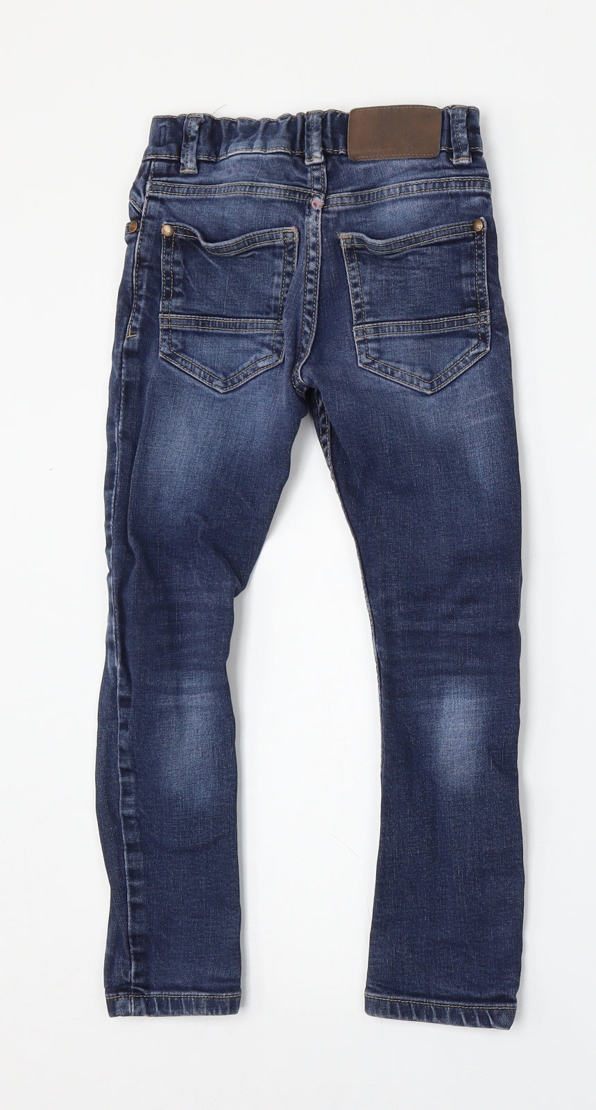 NEXT Boys Blue  Cotton Skinny Jeans Size 5 Years  Regular