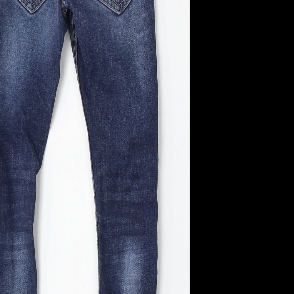 NEXT Boys Blue  Cotton Skinny Jeans Size 5 Years  Regular