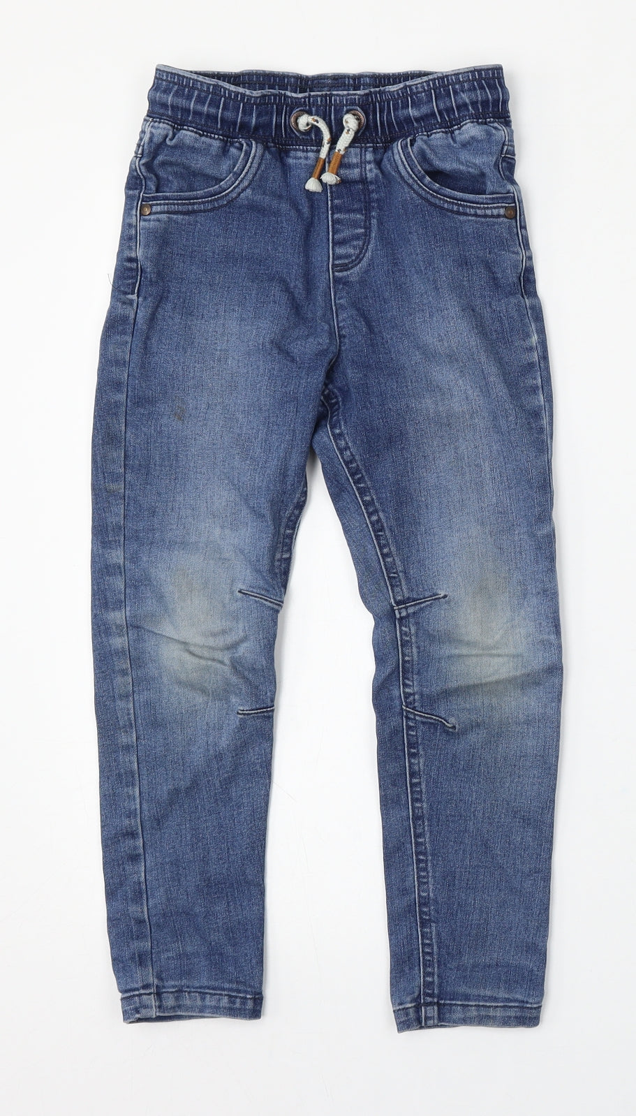 George Boys Blue  Cotton Jegging Jeans Size 5-6 Years  Regular