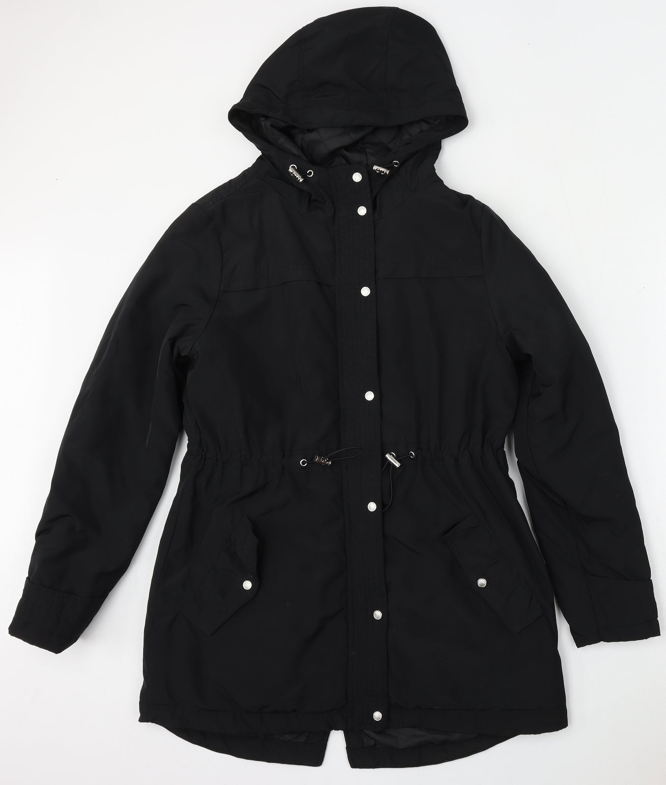 George Womens Black   Puffer Jacket Jacket Size 10  Zip